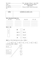 De kiem tra giua HKII Toan 1