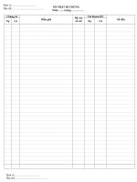 CÁC LOẠI SỔ KẾ TOÁN pdf