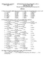 Đề HSG Anh 7_ Số 8