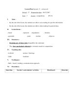 Giáo án Anh văn lớp 11 - Unit 5- Period 37 ppt