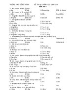 Đề tham khảo HKII 09-10 Địa 6