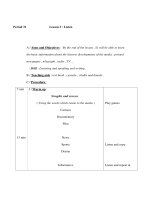 Giáo án Anh văn lớp 9 - Unit 5 - Period 31 - Lesson 3 : Listen pdf