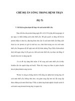 CHẾ ĐỘ ĂN UỐNG TRONG BỆNH THẬN (Kỳ 5) docx