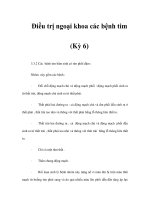 Điều trị ngoại khoa các bệnh tim (Kỳ 6) pps