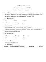 Giáo án Anh văn lớp 11 - Unit 3 - Period 20 docx