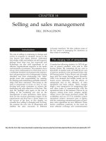 Selling and sales management docx