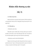 Khám chấn thương sọ não (Kỳ 3) ppsx