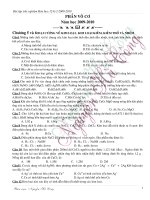 Bài tập TN từng chương vô cơ -12