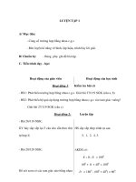 Hình học 11 - LUYỆN TẬP 1 ppsx