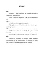 Bài tập Vật lý 7 Phần Điện