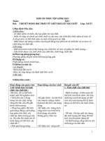 Thuyết cấu tạo phân tử