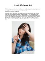 6 cách để sớm có thai pdf