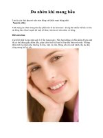 Da nhờn khi mang bầu potx
