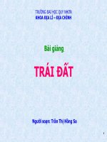 Trái đất quay quanh mặt trời pptx