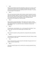 How to make a good lesson plan ...