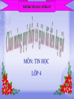 bài làm quen với logo