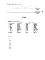 Đề đề nghị Olympic 16 - AV 11