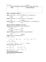 De kiem tra trac nghiem va tu luan DS8-HK I (so 12)