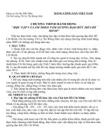 chương trình hành động theo tấm gương đạo đức HCM