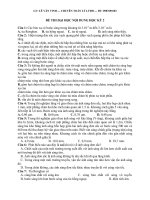 ĐỀ ĐH NỘI DUNG HỌC KÌ 2( LẦN 1)