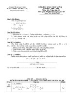 De va DA HK2 Bac Ninh nam 2009