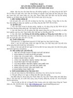 Lớp bồi dưỡng tổng phụ trách Đội