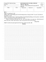 Đề thi hk 2 và đáp án văn 6