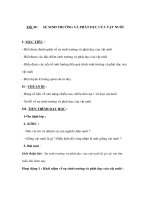 Giáo án công nghệ lớp 7 - SỰ SINH TRƯỞNG VÀ PHÁT DỤC CỦA VẬT NUÔI ppt