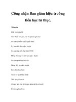 Công nhận Ban giám hiệu trường tiểu học tư thục docx