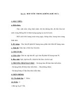 Giáo án địa lý lớp 6 - HƠI NƯỚC TRONG KHÔNG KHÍ - MƯA pdf