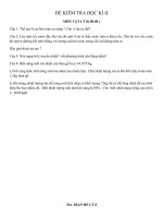 ĐÊ KT LÝ 8 KII 09-10( có đáp án /ma trận)