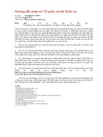 Nghi lễ chào cờ theo hướng dẫn của Bộ