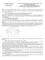 de va dap an HSG 11 - vinh phuc