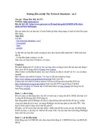 Hướng dẫn cài đặt The Network Simulator - ns-2 pptx
