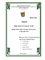 Hoạch định, xây dựng chương trình