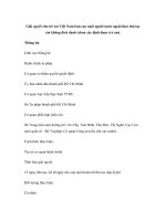 Giải quyết cho trẻ em Việt Nam làm con nuôi người nước ngoài theo thủ tục xin không đích danh (chưa xác định được trẻ em) docx