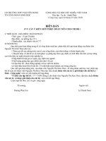 biên bản lấy ý kiến