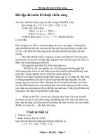 Bài tập thiết kế chiếu sáng hoàn thiện nhất ppsx