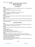 De thi HSG Giao Thuỷ