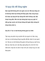 10 quy tắc để lắng nghe potx