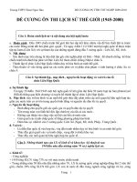 DE CUONG ON THI TN LICH SU 2009-2010