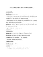 Giáo án địa lý lớp 8 - KHÍ HẬU VÀ CẢNH QUAN TRÊN TRÁI ĐẤT pdf