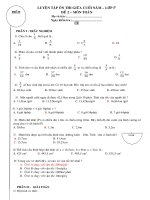 ĐỀ 2 ÔN THI MÔN TOÁN CUỐI HK II  09-10