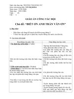 giáo án công tác đội