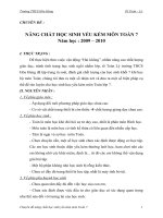 chuyên đề nâng chất HS yếu kém 7