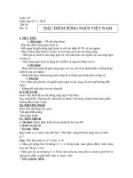 ĐẶC ĐIỂM SÔNG NGÒI VN( có hình minh họa)
