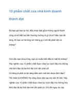 10 phẩm chất của nhà kinh doanh thành đạt doc