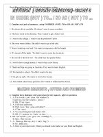 2ND SEMESTER REVISION