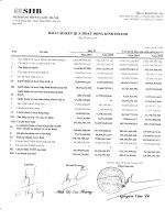 ngân hàng thương mại cổ phần sài gòn hà nội shb báo cáo kết qủa hoạt động kinh doanh quý 4 năm 2010