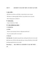 Giáo án công nghệ lớp 7 - CHẾ BIẾN VÀ DỰ TRỮ THỨC ĂN CHO VẬT NUÔI ppsx